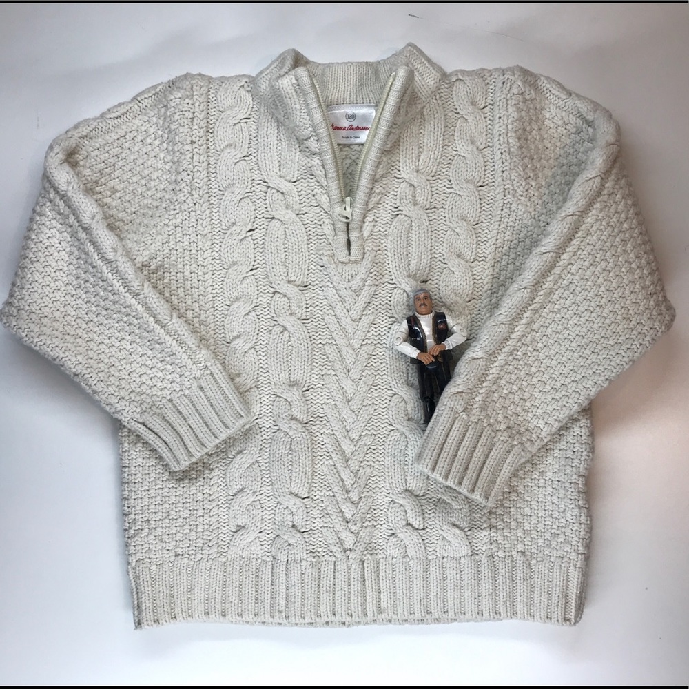 Chunky fisherman’s sweater